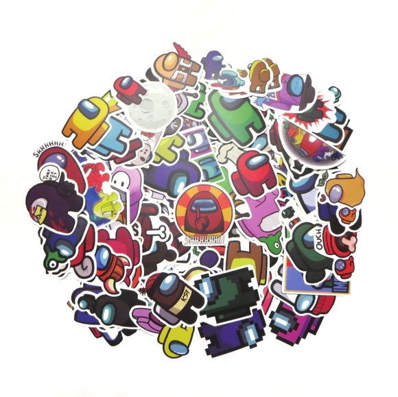 Among Us Shirt + 10 Stickers - Picture 2 of 3